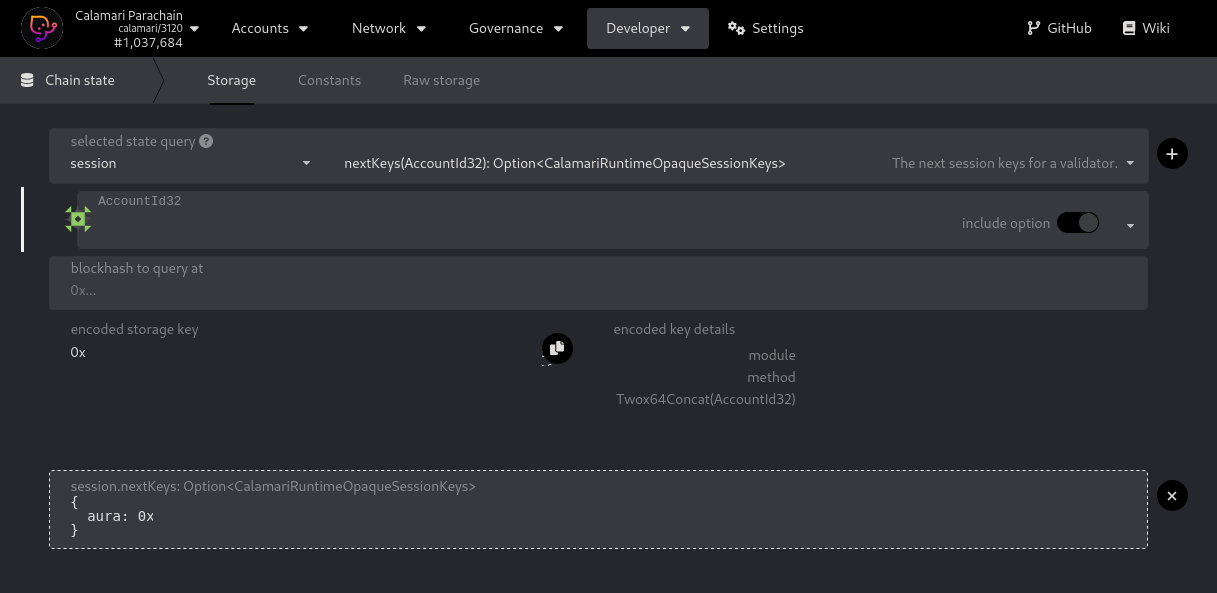 session.nextkeys()